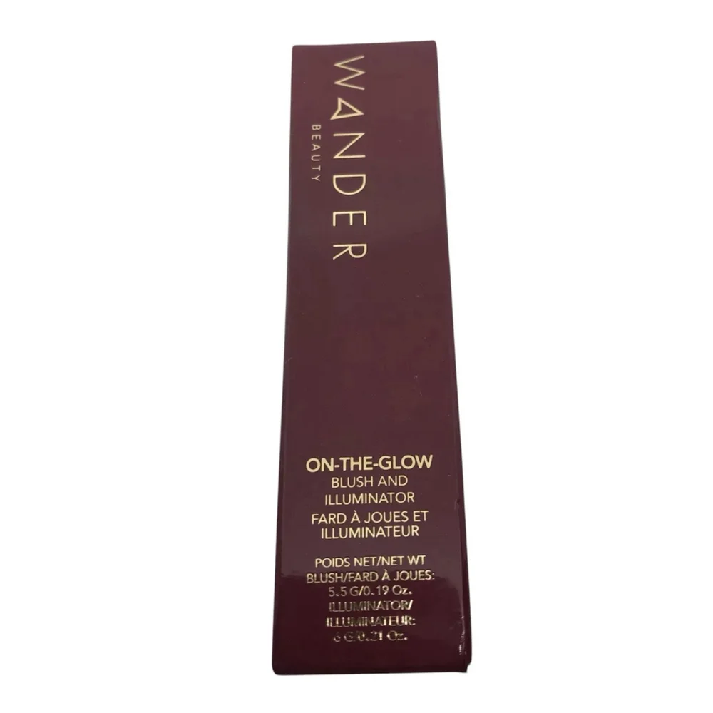 Wander Beauty On The Glow Blush and Illuminator Coral Rose and Nude Glow NEW